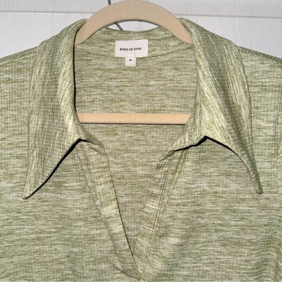 Song of Style | Nima Top & Emmett Pant Set Green Heather M Elsa Hosk VHTF - Picture 8 of 16